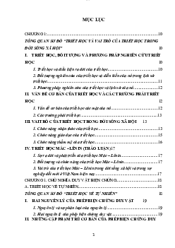 Đề cương chi tiết môn triết học | Trường Đại học Giao thông Vận tải