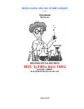 Đề cương ôn tập Thực tập Hóa đại cương | Hóa đại cương | Trường Đại học Khoa học Tự nhiên, Đại học Quốc gia Hà Nội