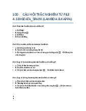 100 CÂU HỎI TRẮC NGHIỆM VỀ KIẾN TRÚC LAMBDA VÀ KAPPA (BIGDATA_SPARK). Trường Đại học Công nghệ thông tin, Đại học Quốc gia Thành phố Hồ Chí Minh