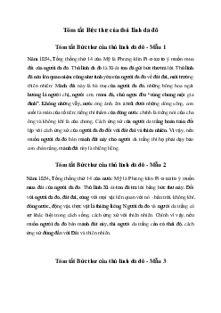 Văn mẫu lớp 6: Tóm tắt tác phẩm Bức thư của thủ lĩnh da đỏ (7 mẫu) - Chân trời sáng tạo