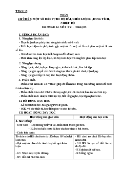 Bài 30: Mi-li-mét - Tiết 2 | Giáo án Toán 3 | Kết nối tri thức