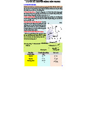 Bài tập lý thuyết về chuyển động ném ngang Vật lý 10