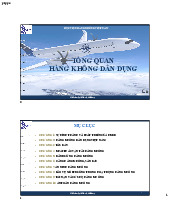 Bài giảng Chương 1: Sự hình thành và phát triển của Hàng không dân dụng môn Tổng quan hàng không dân dụng | Học viện Hàng Không Việt Nam