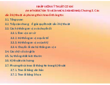 Chương 3. Các vấn đề kỹ thuật và phương thức trao đổi thông tin  môn Nhập môn kỹ thuật cơ khí | Trường Đại học Bách Khoa Hà Nội