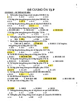 Đề cương ôn tập Chương 1 và 2 môn Kỹ thuật số | Học viện Công Nghệ Bưu Chính Viễn Thông