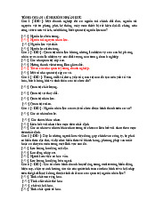 Đề cương trắc nghiệm môn Quản trị nhân lực –Trường Đại học Hoa Sen