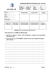 Bài Thi Kết Thúc Học Phần Văn Học Anh KTHP