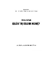 Giáo trình Quản trị Doanh nghiệp - ĐH Kinh tế Quốc dân