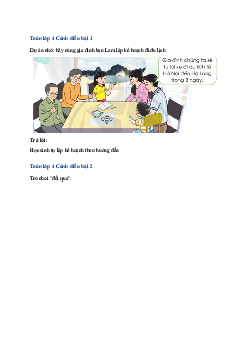 Bài 51: Toán lớp 4 trang 113, 114, 115 Em học vui Toán Cánh Diều