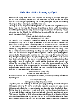 Văn mẫu 8 | Phân tích bài thơ Thương vợ