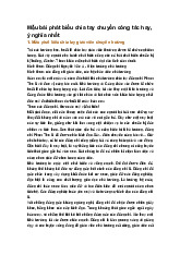 Mẫu bài phát biểu chia tay chuyển công tác hay, ý nghĩa nhất