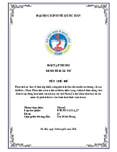 Phân Tích Tính Cấp Thiết và Khả Thi Dự Án Đường Sắt Cao Tốc | Môn Kinh tế đầu tư - Đại học Kinh Tế Quốc Dân