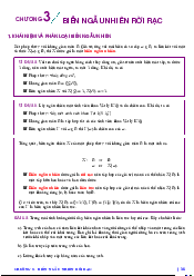 Bài giảng Chương 3 - Xác suất thống kê | Trường Đại học Khoa học Tự nhiên, Đại học Quốc gia HCM
