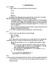 Câu Hỏi Lý Thuyết Tài Chính Tiền Tệ Môn Nguyên lý kế toán | Trường Học Viện nông nghiệp Việt Nam