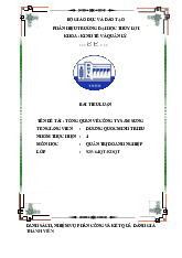 Tổng quan về công ty sam sung | Tiểu luận môn Quản trị học- Trường Đại học Lao động - Xã hội