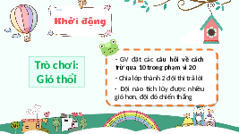Giáo án điện tử Toán 2 Chương 1 Cánh diều: Bảng trừ (có nhớ) trong phạm vi 20