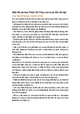 Giải Khoa học 5 bài 53: Cây con mọc lên từ hạt