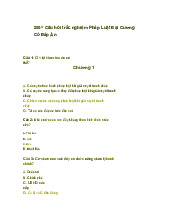 200 Câu trắc nghiệm PLĐC theo từng Chương