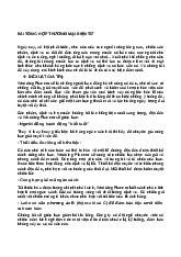 Đề cương môn Thương mại điện tử - trường đại học kinh tế- tài chính thành phố Hồ chí minh