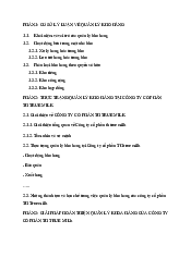 Quản lý kho hàng - Quản trị kinh doanh | Trường Đại học Tài nguyên và Môi trường Hà Nội