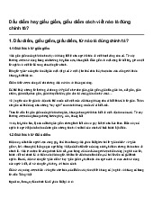 Dấu diếm hay giấu giếm, giấu diếm cách viết nào là đúng chính tả?