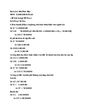 bài tập 14 xác định số tiền thanh toán cho khách hàng vào thời điểm đáo hạn