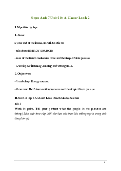 Giải Tiếng Anh 7 Unit 10: A Closer Look 2 | Global Success