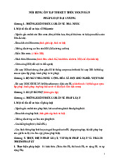 Đề cương môn pháp luật đại cương- Trường Đại học bách khoa - Đại học đà nẵng.