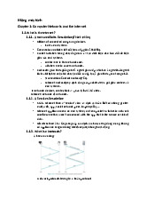 Ôn tập Mạng Máy Tính - Tài liệu Học Ôn Khóa Học CM101. Môn Nhập môn lập trình (UET) | Trường Đại học Công nghệ, Đại học Quốc gia Hà Nội.