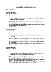 Câu hỏi trắc nghiệm ôn tập môn Cơ sở dữ liệu quan hệ  | Trường đại học kinh doanh và công nghệ Hà Nội