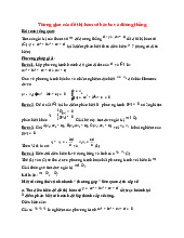 Tương giao đồ thị hàm số bậc 3 và đường thẳng | Chuyên đề Toán 12