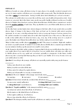 PASSAGE 13_Theme 3. Science and Technology (Khoa học và Công nghệ)