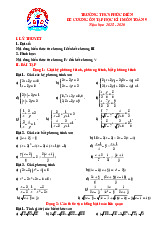 Đề cương học kì 1 Toán 9 năm 2025 – 2026 trường THCS Phúc Diễn – Hà Nội