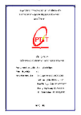 Bài tập lớn môn Phân tích hoạt động kinh doanh | Học viện Công Nghệ Bưu Chính Viễn Thông