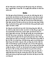 Bài thi tổng hợp môn Kinh tế chính trị | Trường Đại học Mở Hà Nội