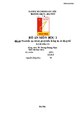 Đồ án môn học: Tìm hiểu quá trình phát triển thông tin di động từ 1G đến 4G môn Thông tin di động | Trường Đại học Bách Khoa Hà Nội