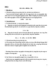 Nội dung lý thuyết thực tập hoá vô cơ | Lí thuyết Hoá đại cương | Trường Đại học khoa học Tự nhiên