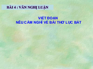 Bài 4.1: Viết | Bài giảng PowerPoint Ngữ Văn 6 | Cánh diều