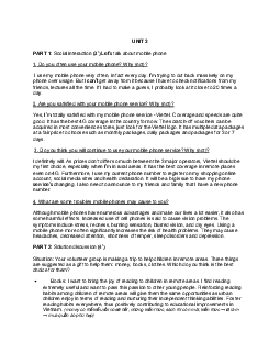 Speaking Practice Test