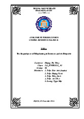 The Importance of Telephoning in Business and its Etiquette | Bài thảo luận tiếng anh thương mại