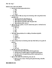 Trắc nghiệm Dược lâm sàng 1 (Có đáp án) | Đại học Y dược Huế