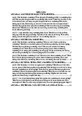 Đề cương chi tiết marketing căn bản | Trường Đại học Thương Mại