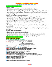 Đề Cương Ôn Tập Cuối Học Kỳ 1 GDCD 8 Cánh Diều 2025-2026