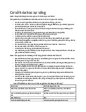 Cơ sở hóa học sự sống (C002) - Tổng hợp và phân tích nguyên tố | Đại Học Y Dược Huế