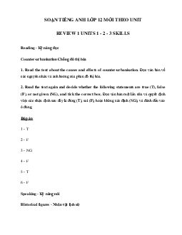 Review 1 lớp 12 Language