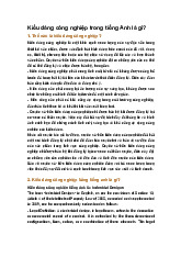 Kiểu dáng công nghiệp trong tiếng Anh là gì?