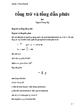 Tổng Trở Và Tổng Dẫn Phức - Tài liệu tổng hợp