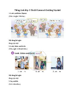 Explore Our World 3 Unit 0 Lesson 6 Getting Started