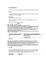 Các hàm - Môn hệ thống thông tin quản lý | Đại học Kinh Tế Quốc Dân