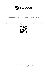 Tài liệu QTHCB | Trường đại học kinh tế - luật đại học quốc gia thành phố Hồ Chí Minh